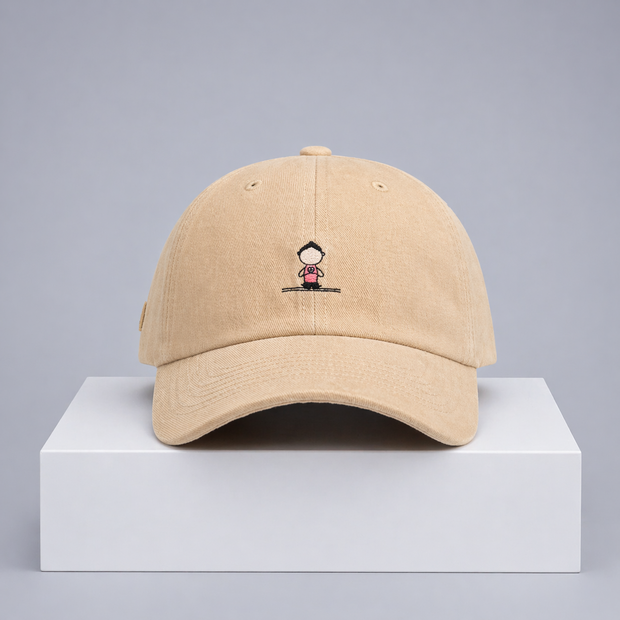 Gymnast Embroidered Cap – “Balance” Cotton Adjustable Hat (Unisex)